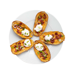 5pcs Potato Skins With Cheese 
